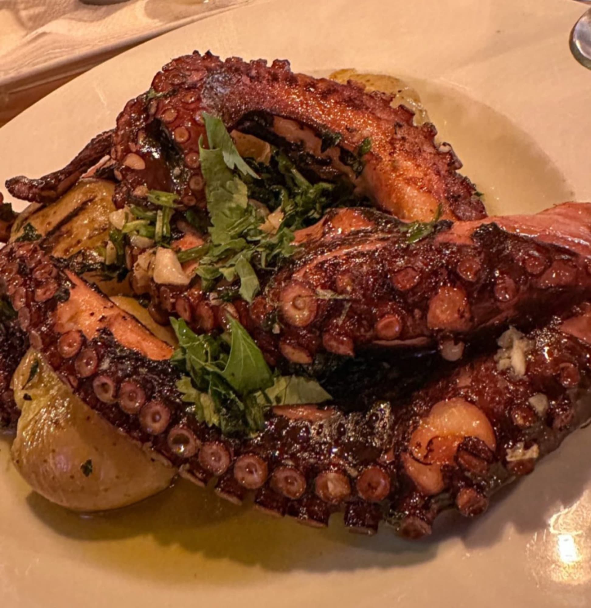 Octopus a Lagareiro at Diego's Rotisserie